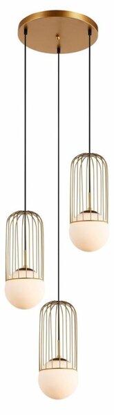 MDM-3939/3 GD ITALUX Matty moderné závesné svietidlo 3X40W E27 IP20