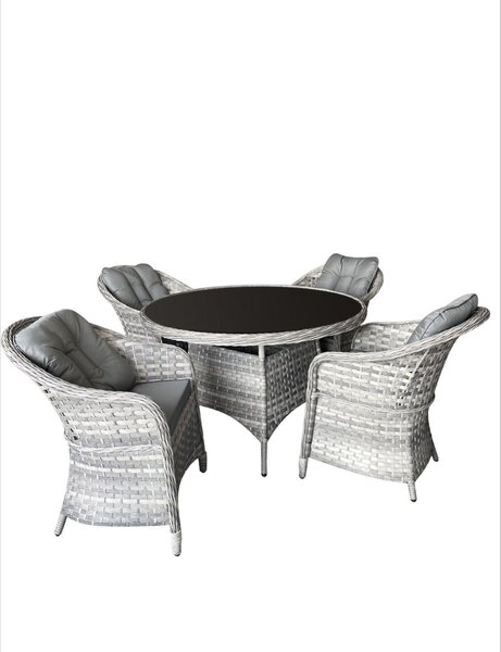 Bello Giardino jedálenský set na terasu Moderno svetlosivý
