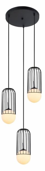 MDM-3939/3 BK ITALUX Matty moderné závesné svietidlo 3X40W E27 IP20