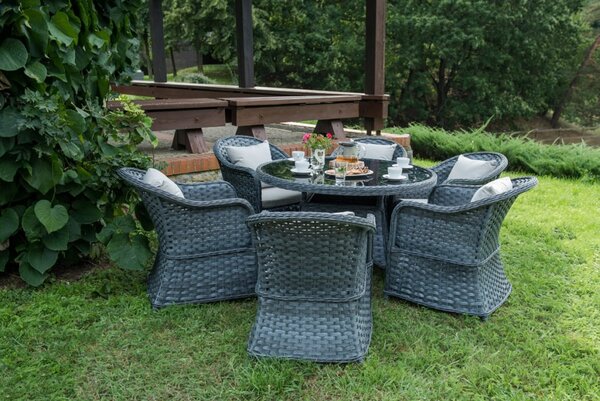 Bello Giardino záhradný set Moderno Grande tmavosivé