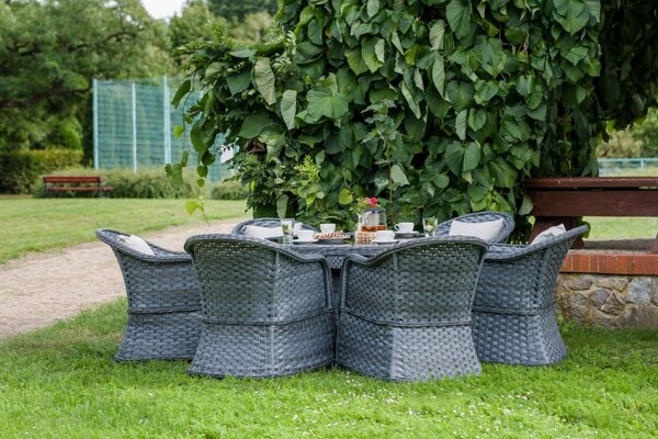 Bello Giardino záhradný set Moderno Grande tmavosivé