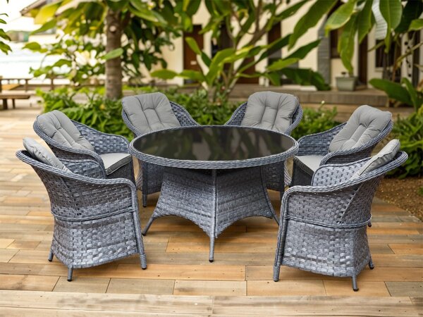 Bello Giardino záhradný set Moderno Grande tmavosivé
