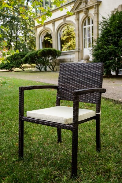 Bello Giardino jedálenská zostava Attento tmavohnedá