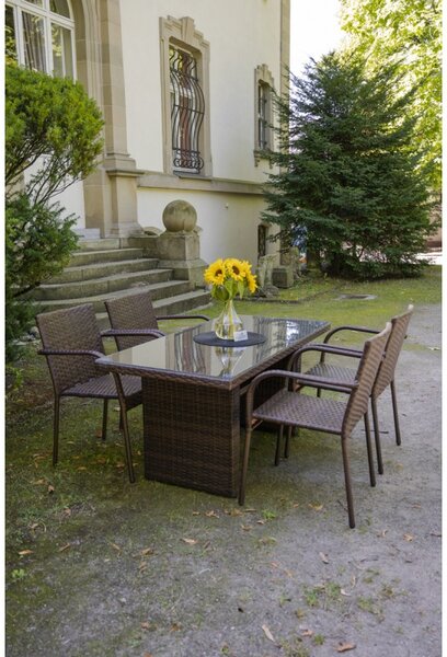 Bello Giardino ratanové sedenie Lento hnedé