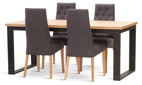 Stima moderný rozťahovací stôl 970 120x80 +40 cm, buk