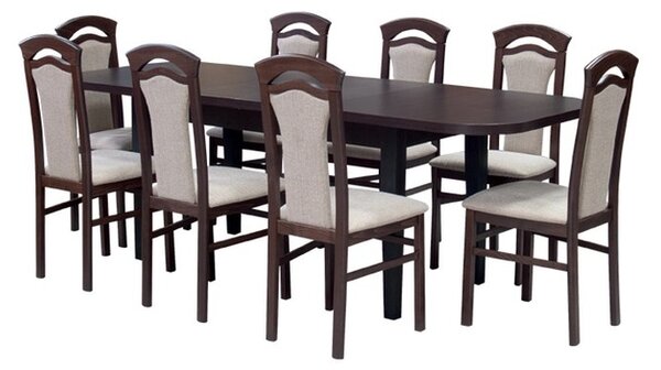 Stima rozkladací stôl Maxi Forte 160x85 + 2x35 cm, buk