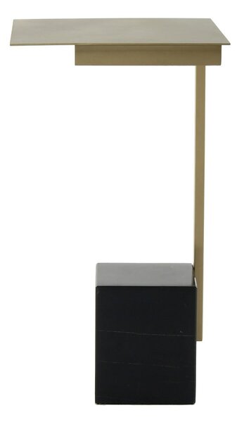 PRÍRUČNÝ STOLÍK, biela, zlatá Kayoom - Stolíky do obývačky, Online Only