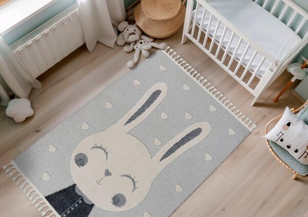 DETSKÝ KOBEREC, 120/170 cm sivá Kayoom - Online Only bytové doplnky, Online Only