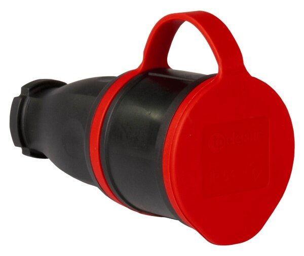 TP electric Gumová spojovacia zásuvka 1x16A IP54 3101-325-0300