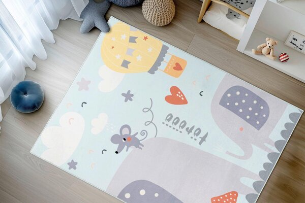 DETSKÝ KOBEREC, 115/160 cm modrá Kayoom - Online Only bytové doplnky, Online Only