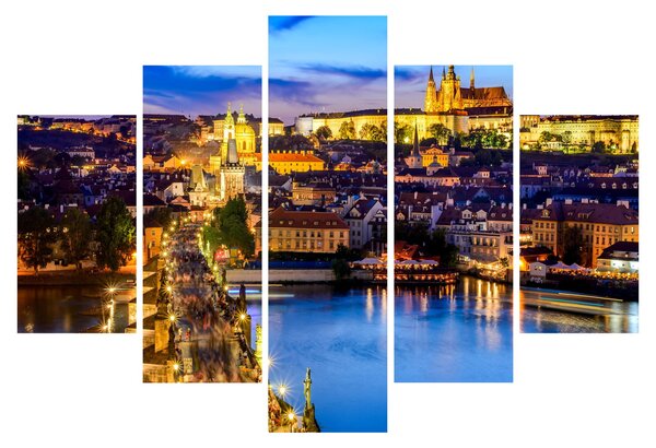 Obraz - Karlov most, Praha, Česká Republika (150x105 cm)