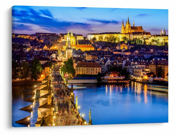 Obraz - Karlov most, Praha, Česká Republika (70x50 cm)