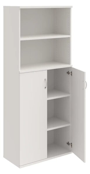 Office Pro skriňa S 5 80 04 biela 800x400x1920 mm