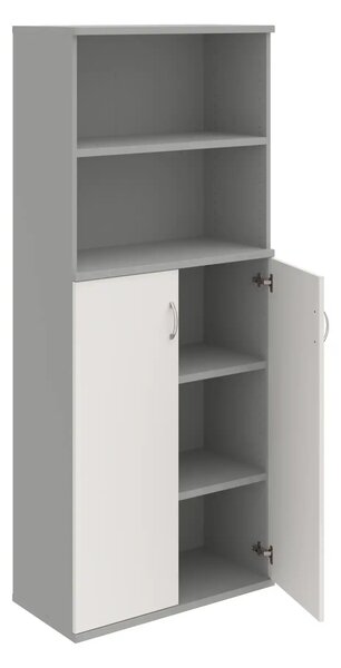 Office Pro skriňa S 5 80 04 biela 800x400x1920 mm