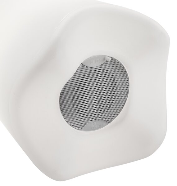 TRIO reality R55086101 JAMAICA Dekoračné svietidlo s bluetooth reproduktorom 245mm LED 1X2W/25lm 3000K IP44 Biela, čierna + diaľkový ovládač