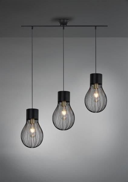 TRIO reality R30223032 Dave Závesné svietidlo 750mm E27 3X40W