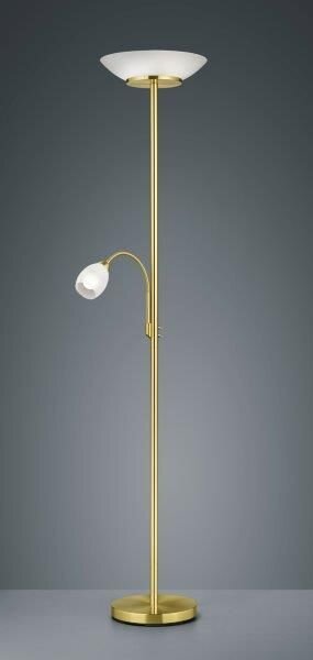 TRIO reality R40063108 Gerry Stojacia lampa 2x E27 1x E14 mosadz