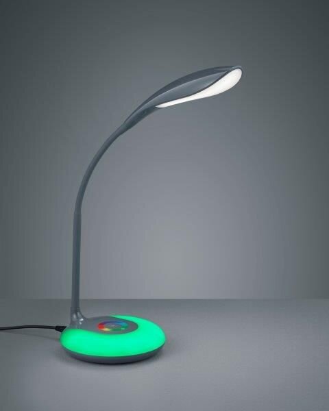 TRIO reality R52781242 Krait USB Stolová lampička 125mm RGBW-LED 1X3W/300lm 3000K Antracitová