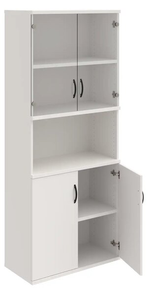 Office Pro skriňa S 5 80 10 dub 800x400x1920 mm