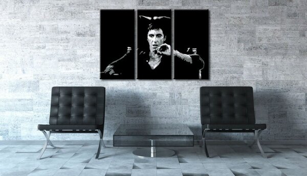 Ručne maľovaný POP Art obraz AL PACINO 3 dielny al27