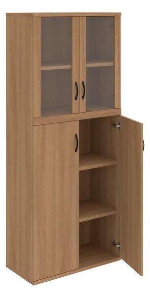 Office Pro skriňa S 5 80 08 orech 800x400x1920 mm