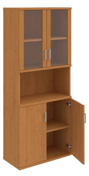 Office Pro skriňa S 5 80 07 sivá 800x400x1920 mm