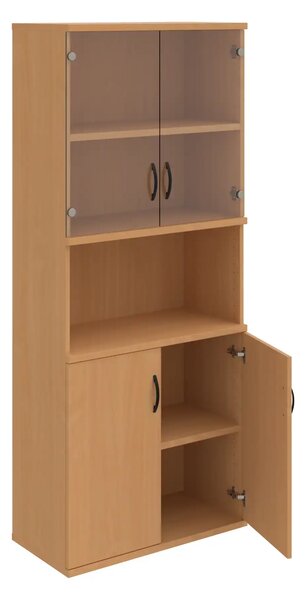 Office Pro skriňa S 5 80 10 dub 800x400x1920 mm