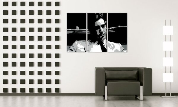 Ručne maľovaný POP Art obraz AL PACINO 3 dielny al66