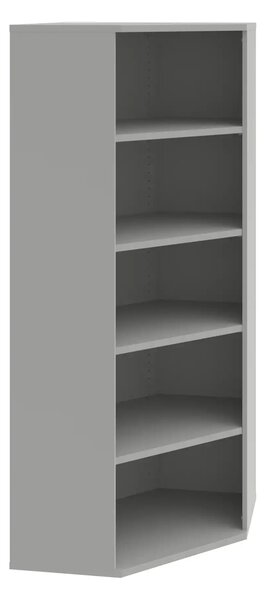 Office Pro rohová skriňa SRV 5 800x400x1920 mm buk