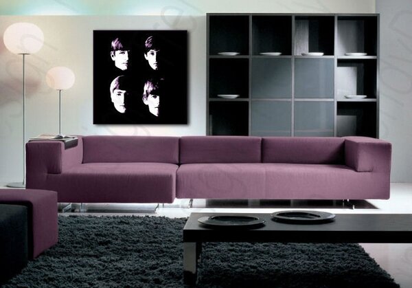 Ručne maľovaný POP Art obraz BEATLES beat10