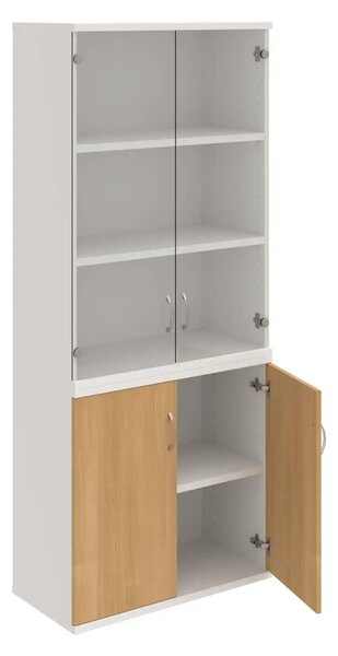 Office Pro skriňa S 5 80 12 buk 800x400x1920 mm