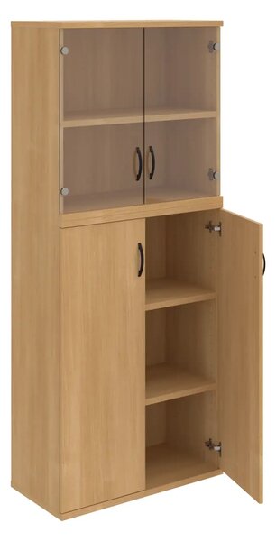 Office Pro skriňa S 5 80 11 buk 800x400x1920 mm
