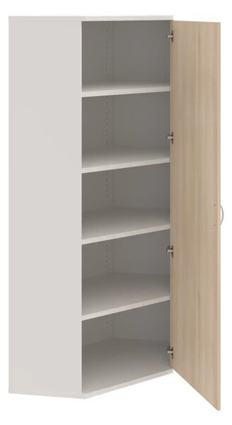 Office Pro rohová skriňa SRV 5 01 P 800x400x1920 mm buk