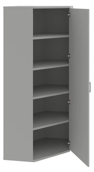 Office Pro rohová skriňa SRV 5 01 P 800x400x1920 mm buk