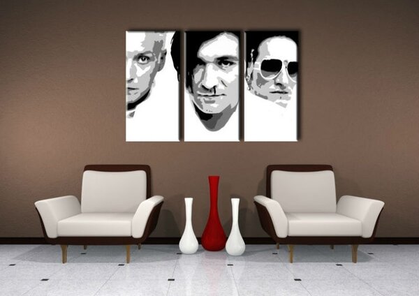 Ručne maľovaný POP Art obraz Die Ärzte 3 dielny da2