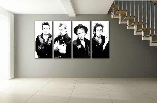 Ručne maľovaný POP Art obraz Clash - 120x60 cm