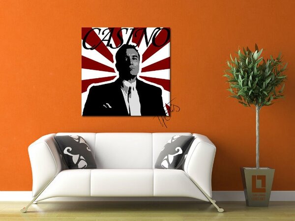 Ručne maľovaný POP Art obraz CASINO cas