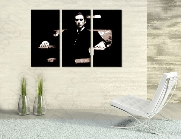Ručne maľovaný POP Art obraz Godfather 3 dielny god10