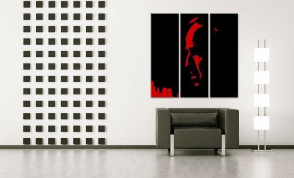 Ručne maľovaný POP Art obraz Marlon Brando 3 dielny gff