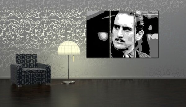 Ručne maľovaný POP Art obraz Godfather Rober De Niro 3 dielny god