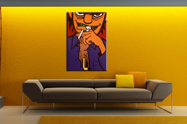 Ručne maľovaný POP Art obraz Gorillaz gor