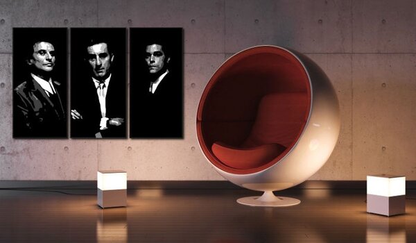 Ručne maľovaný POP Art obraz Goodfellas 3 dielny gf2