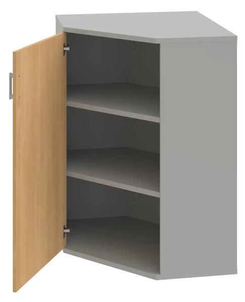 Office Pro rohová skriňa SRV 3 01 L 800x400x1152 mm buk