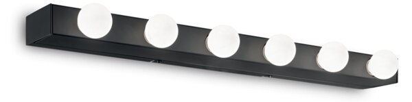 Nástenné svietidlo Ideal lux 159508 PRIVE AP6 NERO 6xE14 40W
