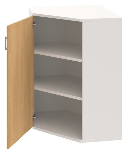 Office Pro rohová skriňa SRV 3 01 L 800x400x1152 mm buk