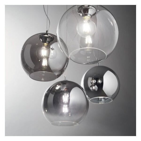 Závesné svietidlo Ideal lux 094236 NEMO SP1 D30 FUME 1xE27 60W