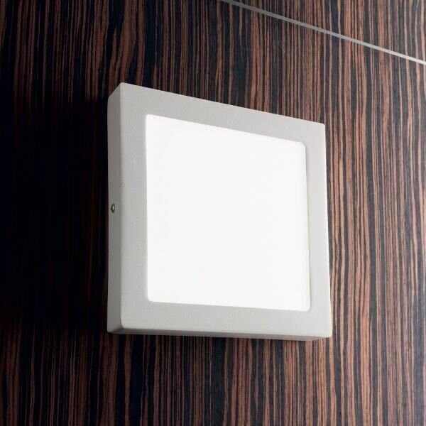 Nástenné svietidlo Ideal lux 138640 UNIVERSAL SQUARE BIANCO 1xLED 18W/1050lm 3000K biela