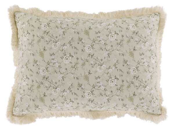 Ružová obliečka na vankúš s divokými kvetmi Aix Wild Flowers - 50*50 cm - Chic Antique