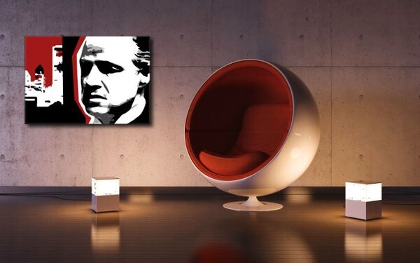 Ručne maľovaný POP Art obraz marlon Brando mb8
