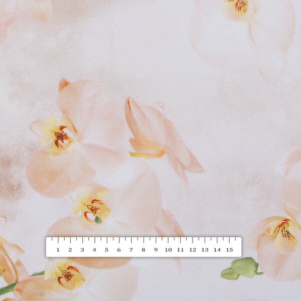 Biante Teflónový obdĺžnikový obrus TF-045 Orchidey na béžovom 60x100 cm